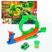 Hot Wheels Monster Trucks Mutant Chaos Slime Challenge Playset