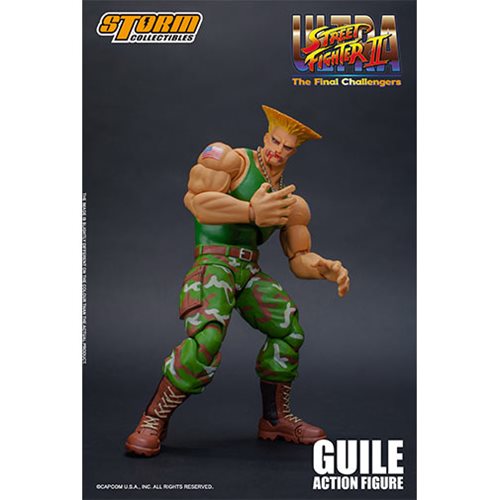 1/12 Storm Toys Street Fighter 2 Guile 6'' The Final Challengers Action  Figure