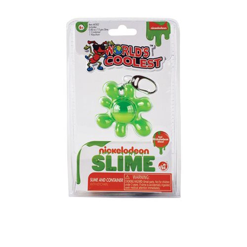 World's Coolest Nickelodeon Slime Key Chain