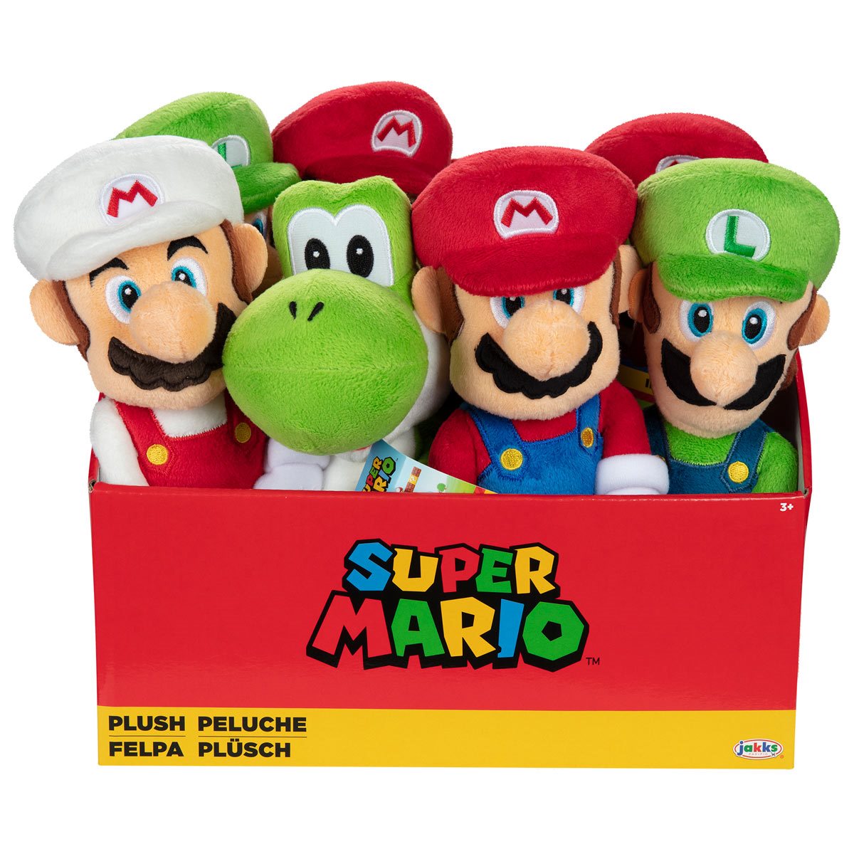 World Of Nintendo Super Mario 4 Inch Plush Wave 1 Case Of 8