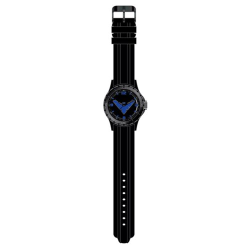 Nightwing Classic Logo with Black Strap Watch