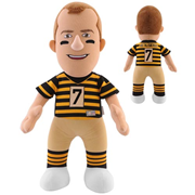 NFL Pittsburgh Steelers Ben Roethlisberger Alternate Striped Uniform 10-Inch Plush Figure