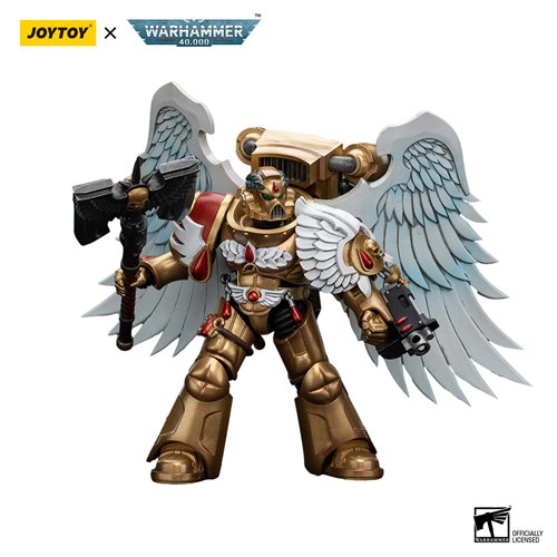 Joy Toy Warhammer 40,000 Blood Angels Sanguinary Guard with Encarmine Axe 1:18 Scale Action Figure