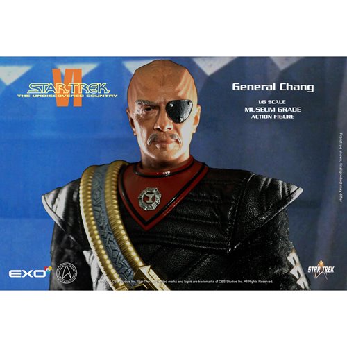 Star Trek VI: The Undiscovered Country General Chang  1:6 Scale Action Figure