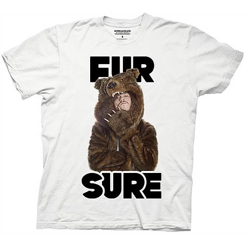 Workaholics Fur Sure Blake Sunglasses Bear Coat T-Shirt