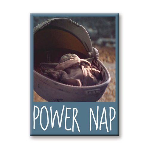 The Mandalorian The Child Power Nap Flat Magnet