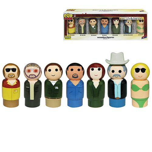The Big Lebowski Pin Mate Wooden Figure Set of 7 - Convention Exclusive
