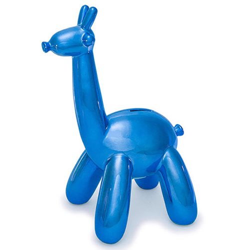 Balloon Animal Giraffe Blue Money Bank - Entertainment Earth