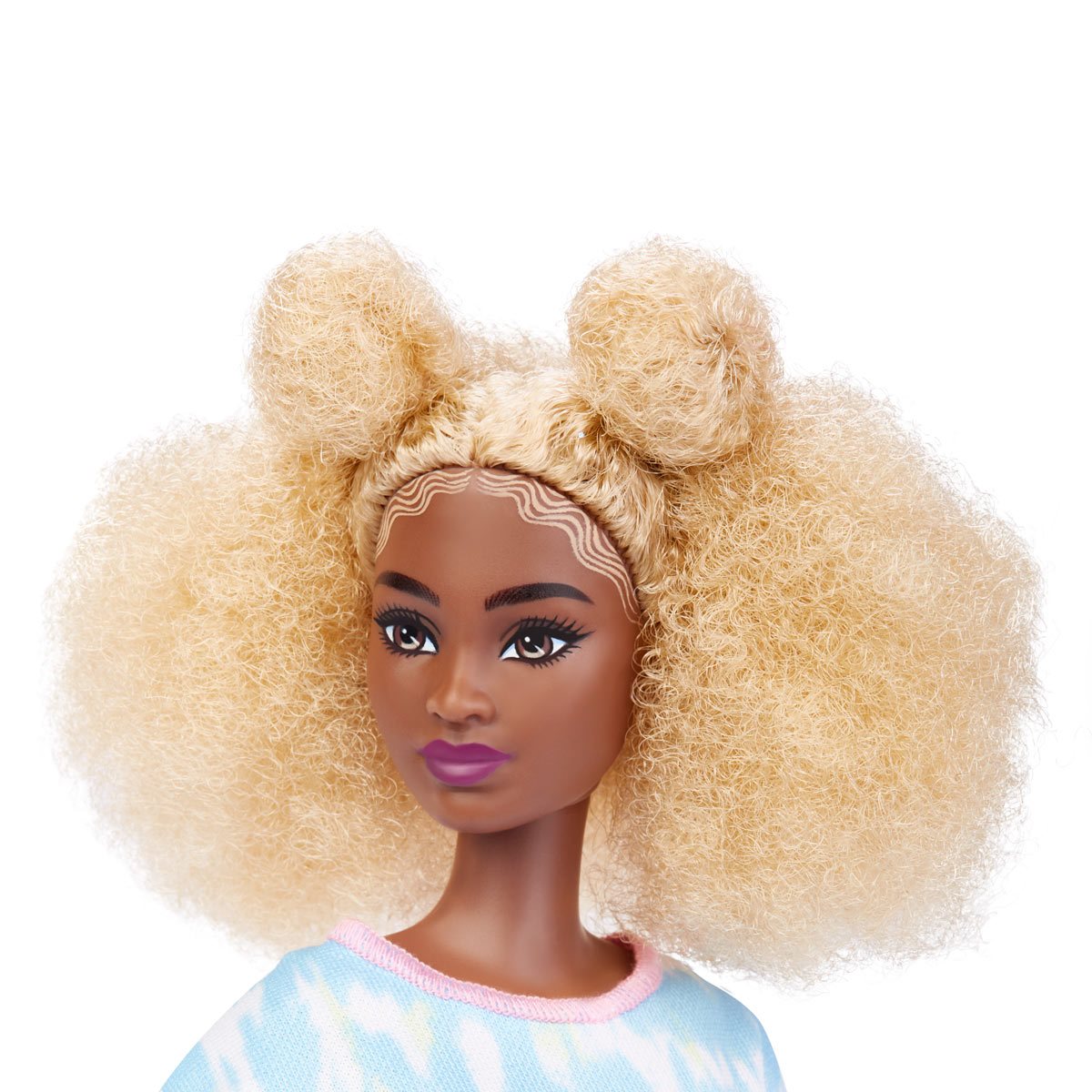 Barbie Fashionista Doll #180 with Multi-Color Tie-Dye Romper New In-Stock 