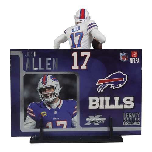 NFL SportsPicks 2024 Wave 2 Buffalo Bills Josh Allen 7-Inch Scale Posed Figure