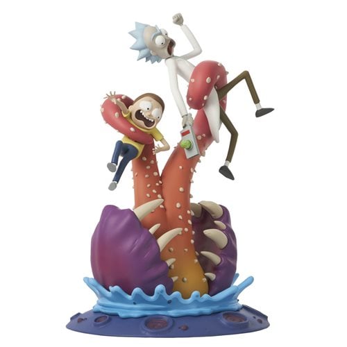 Rick and Morty Gallery Statue