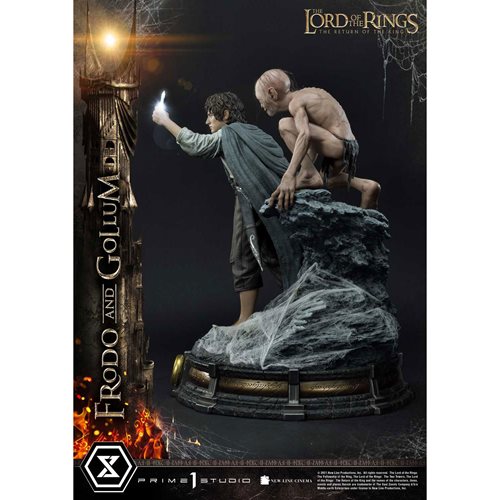 The Lord of the Rings: Return of the King Frodo and Gollum Premium Masterline Statue