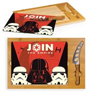 Star Wars Empire Icon Glass Top Serving Tray and Knife Set