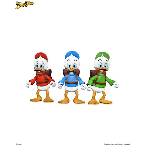 DuckTales Ultimate Huey, Dewey, and Louie 7-Inch Scale Action Figure 3-Pack