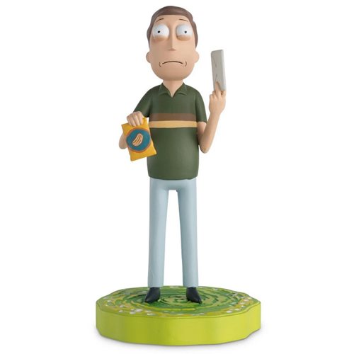 Rick and Morty Jerry Smith Figure with Collector Magazine