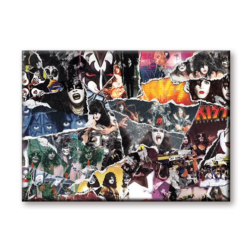 KISS Collage Flat Magnet