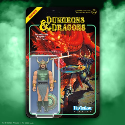 Dungeons & Dragons Formidable Fighter 3 3/4-Inch ReAction Figure