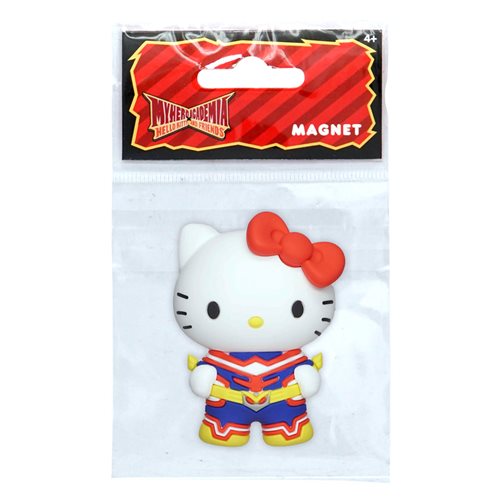 Hello Kitty x All Might 3D Foam Magnet