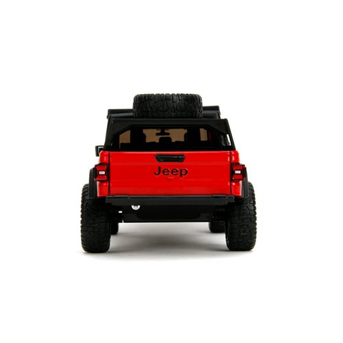 Just Trucks 2020 Jeep Gladiator Red 1:24 Scale Die-Cast Metal 