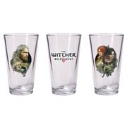 The Witcher 3 Geralt and Triss with Yennefer Pint Glass Set