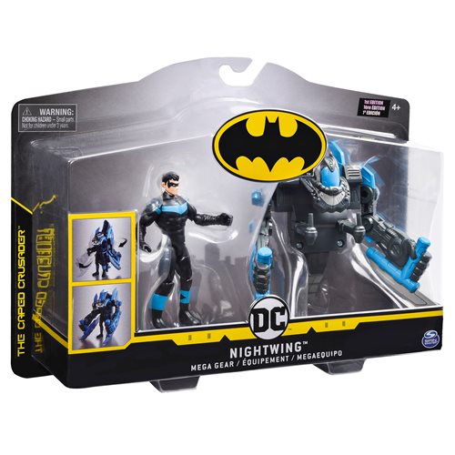 Batman Nightwing 4-Inch Mega Gear Deluxe Action Figure