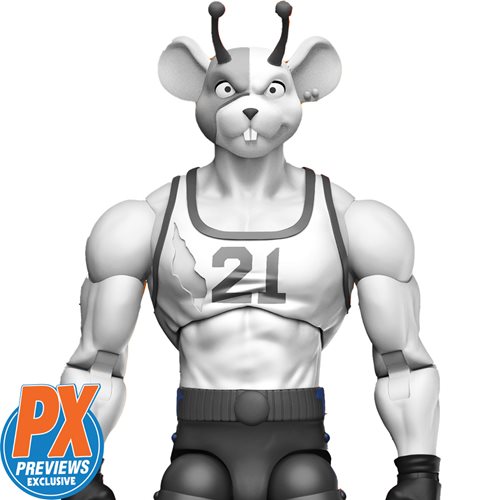 Biker Mice from Mars Sports Bros Slam Dunk Vinnie Black and White Action Figure - Previews Exclusive