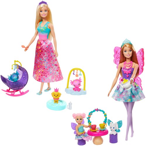 Barbie Dreamtopia Dolls and Accessories Case