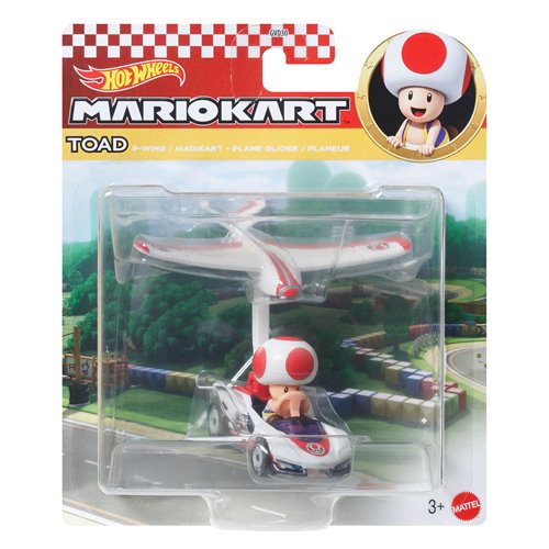 Mario Kart Hot Wheels Gliders 2026 Mix  3 Vehicle Case of 4