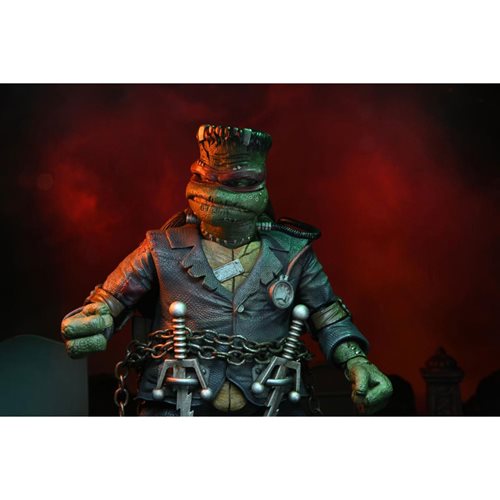 Universal Monsters x TMNT Ultimate Raphael as Frankenstein's Monster 7-Inch Scale Action Figure, Not Mint
