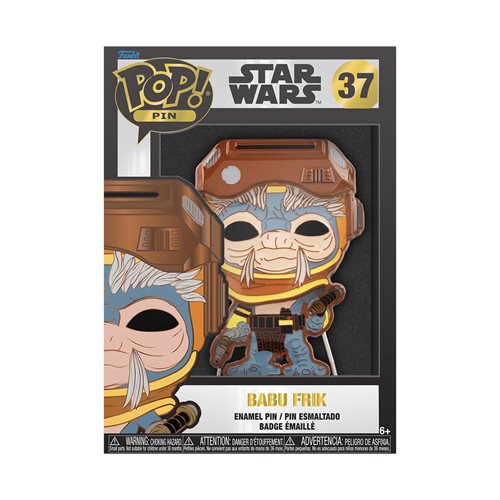 Star Wars Babu Frik Large Enamel Pop! Pin #37