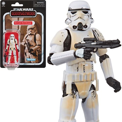 Star Wars The Vintage Collection The Mandalorian Remnant Stormtrooper 3 3/4-Inch Figure, Not Mint