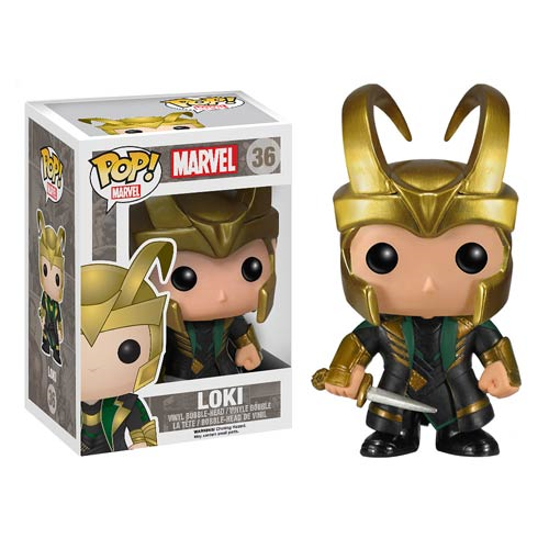 Thor The Dark World Movie Helmet Loki Pop! Vinyl Bobble Head