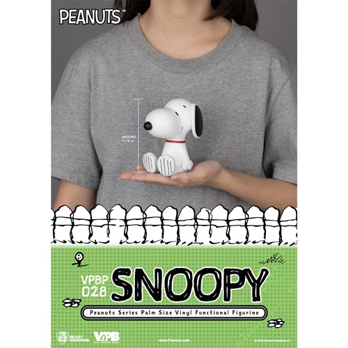 Peanuts Snoopy VPBP-028 Peanuts Series Palm Size Vinyl Functional Piggy Bank