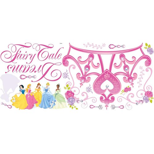 Disney Princess Crown Peel and Stick Giant Wall Decals