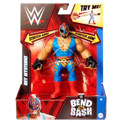 WWE Bend n' Bash Series 1 Rey Mysterio Action Figure