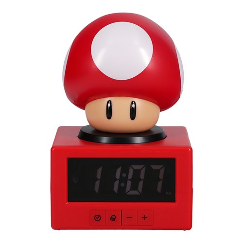 Super Mario Bros. Super Mushroom Icon Alarm Clock