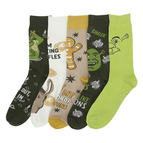 Shrek Icons Crew Sock 5-Pack