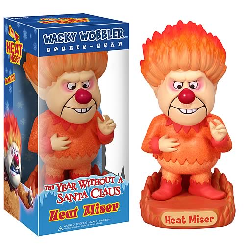Year Without a Santa Claus Heat Miser Bobble Head.