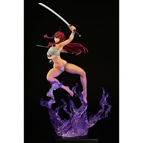 Fairy Tail Erza Scarlet Samurai Shikkoku 1:6 Scale Statue