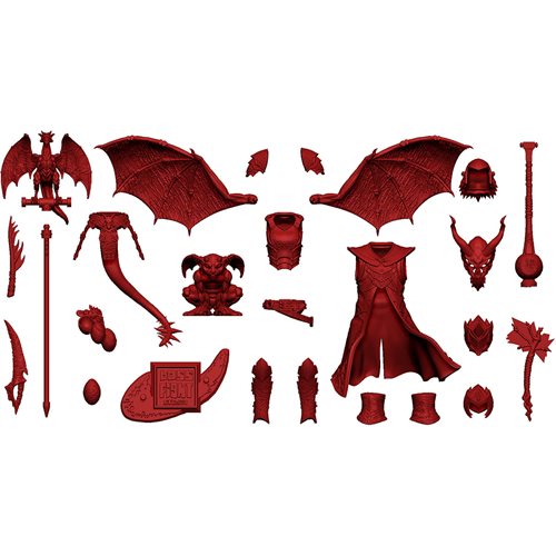Vitruvian H.A.C.K.S. Demon Red Character Builder Figure Kit