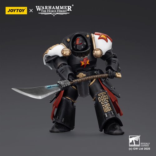 Joy Toy Warhammer The Horus Heresy White Scars Ebon Keshig Terminator 2 with Power Glaive 1:18 Scale