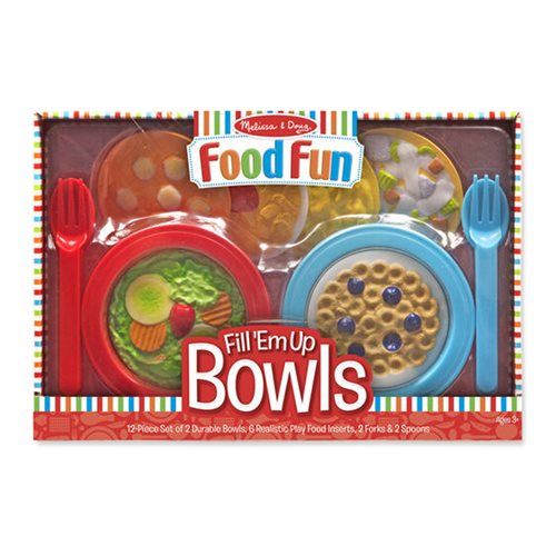 Melissa & Doug Food Fun Fill 'Em Up Bowls