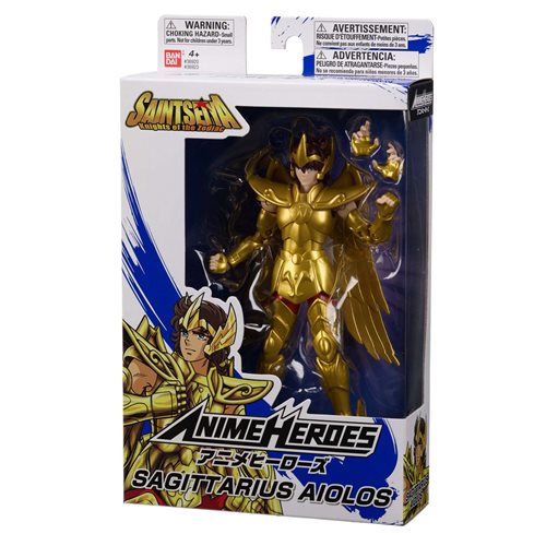 Knights of the Zodiac Anime Heroes Sagittarius Aiolos Action Figure