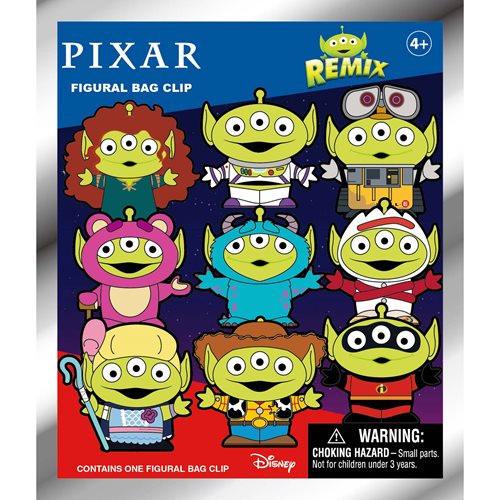 Pixar Alien Mash-Ups Figural Bag Clip Random 6-Pack