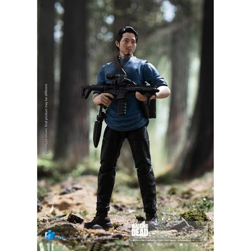 The Walking Dead Glenn Exquisite Mini Series 1:18 Scale Action Figure