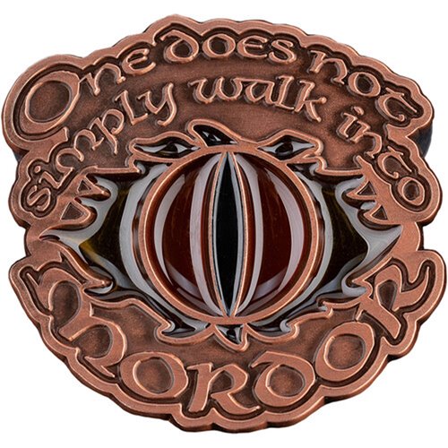 The Lord of the Rings Trilogy One Does Not Simply Walk Into Mordor Enamel Pin