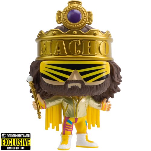 WWE King Macho Man Metallic Pop! Vinyl Figure - Entertainment Earth Exclusive