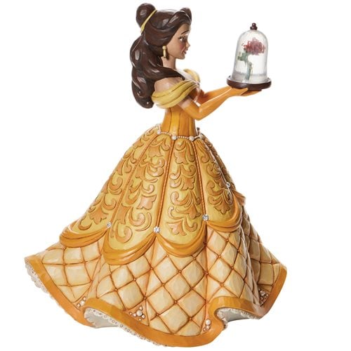 Disney Traditions Beauty and the Beast Belle Deluxe A Rare Rose by Jim Shore Statue