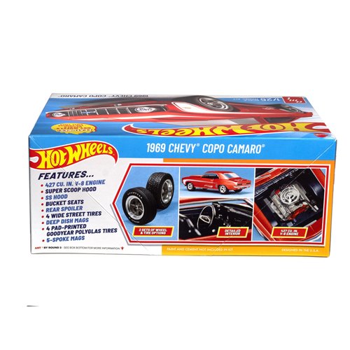 Hot Wheels 1969 Chevy Camaro COPO 1:25 Scale Model Kit