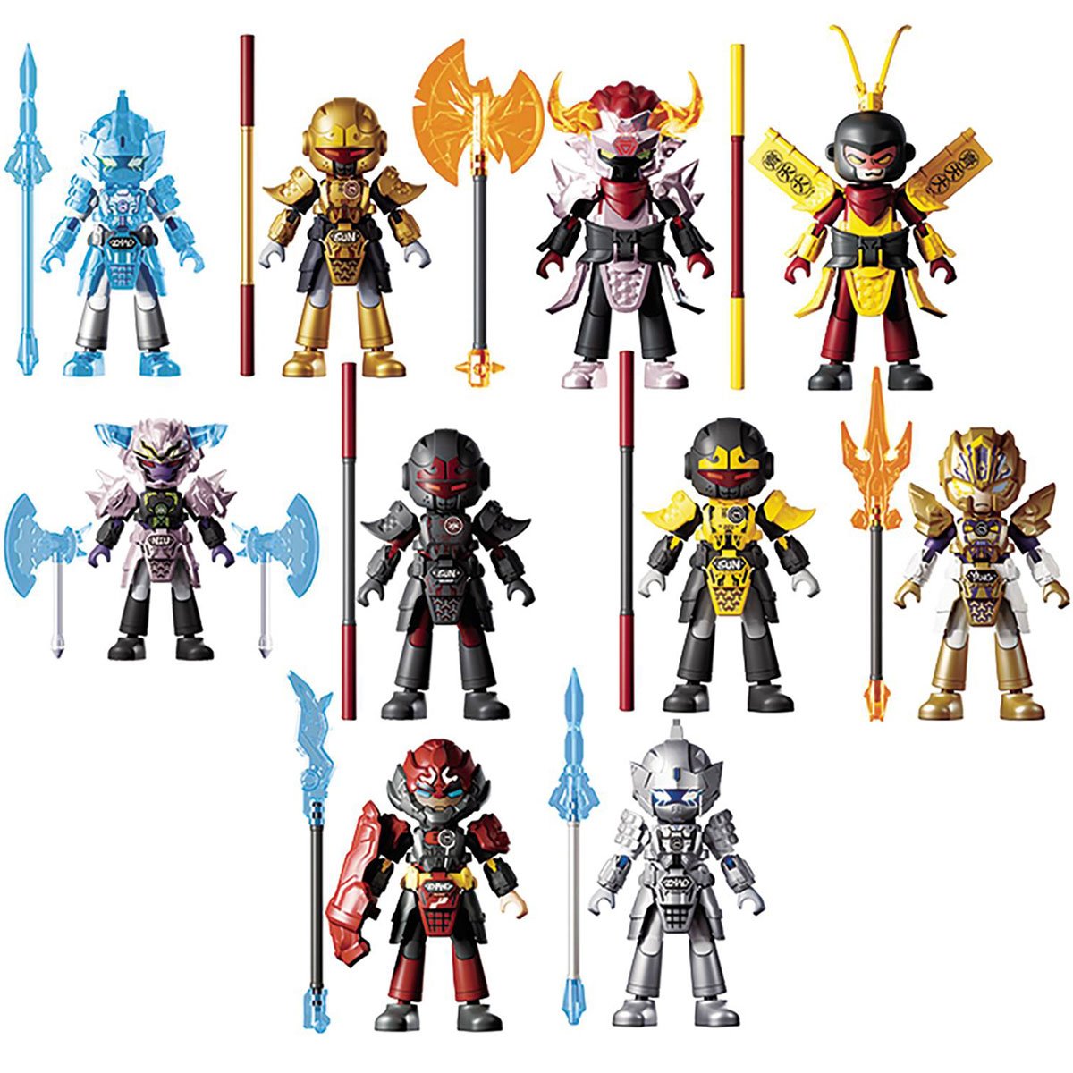 Hero Infinity Galaxy Version 1 Blokees Model Kit Case of 9